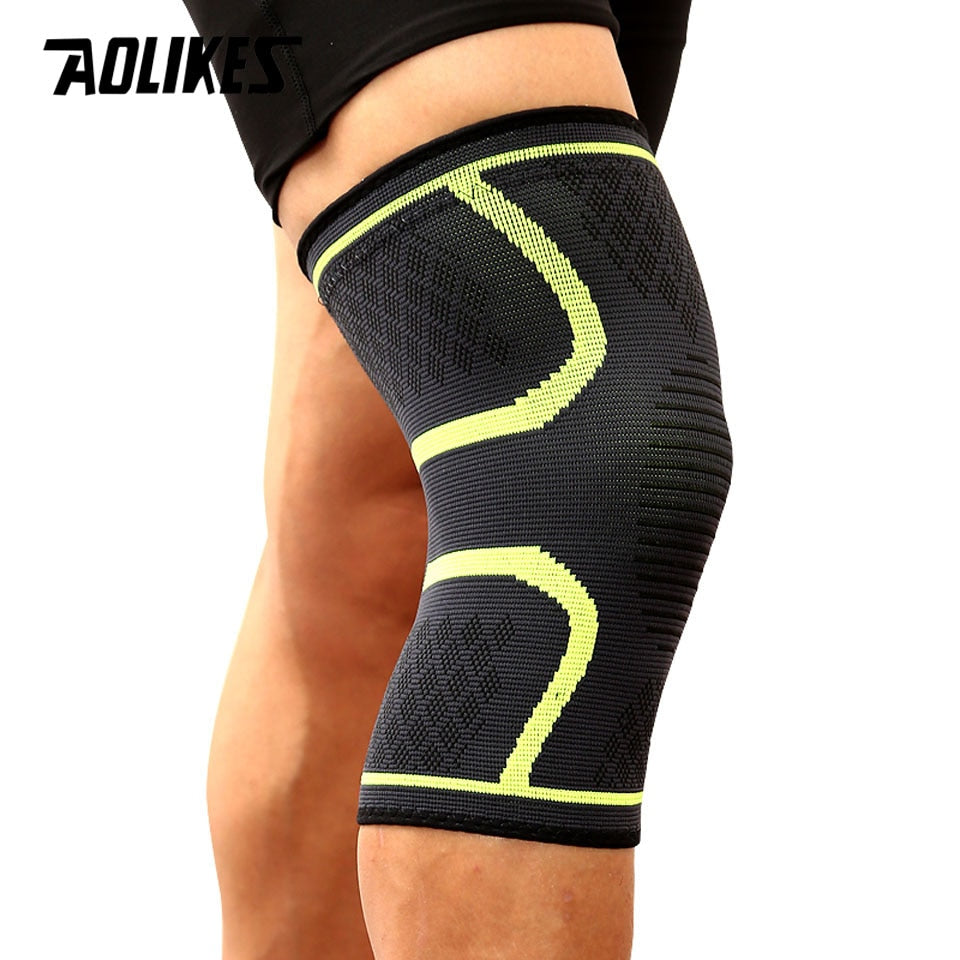AOLIKES 1PCS Fitness Running Cycling Knee Support Braces Elastic Nylon Sport Co image 7