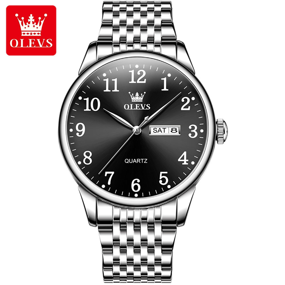 OLEVS New Fashion Watch For Men Top Brand Luxury Sport Waterproof Simple Ultra- image 4