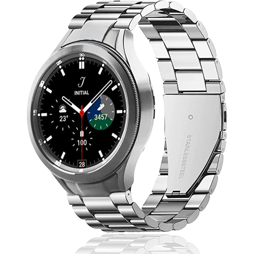 Galaxy Watch 4 5 Stainless Steel Strap Samsung Watch4/5/6 44Mm 40Mm Cl