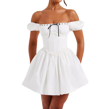 V-Neck Sleeveless Maxi Dress with Lace Detailing and Ruffled Hemline fo