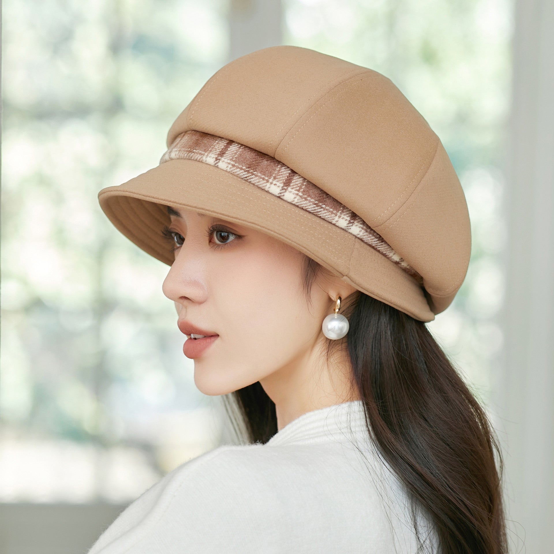 Women's new autumn and winter fisherman hat, casual and versatile basin hat, Br image 5