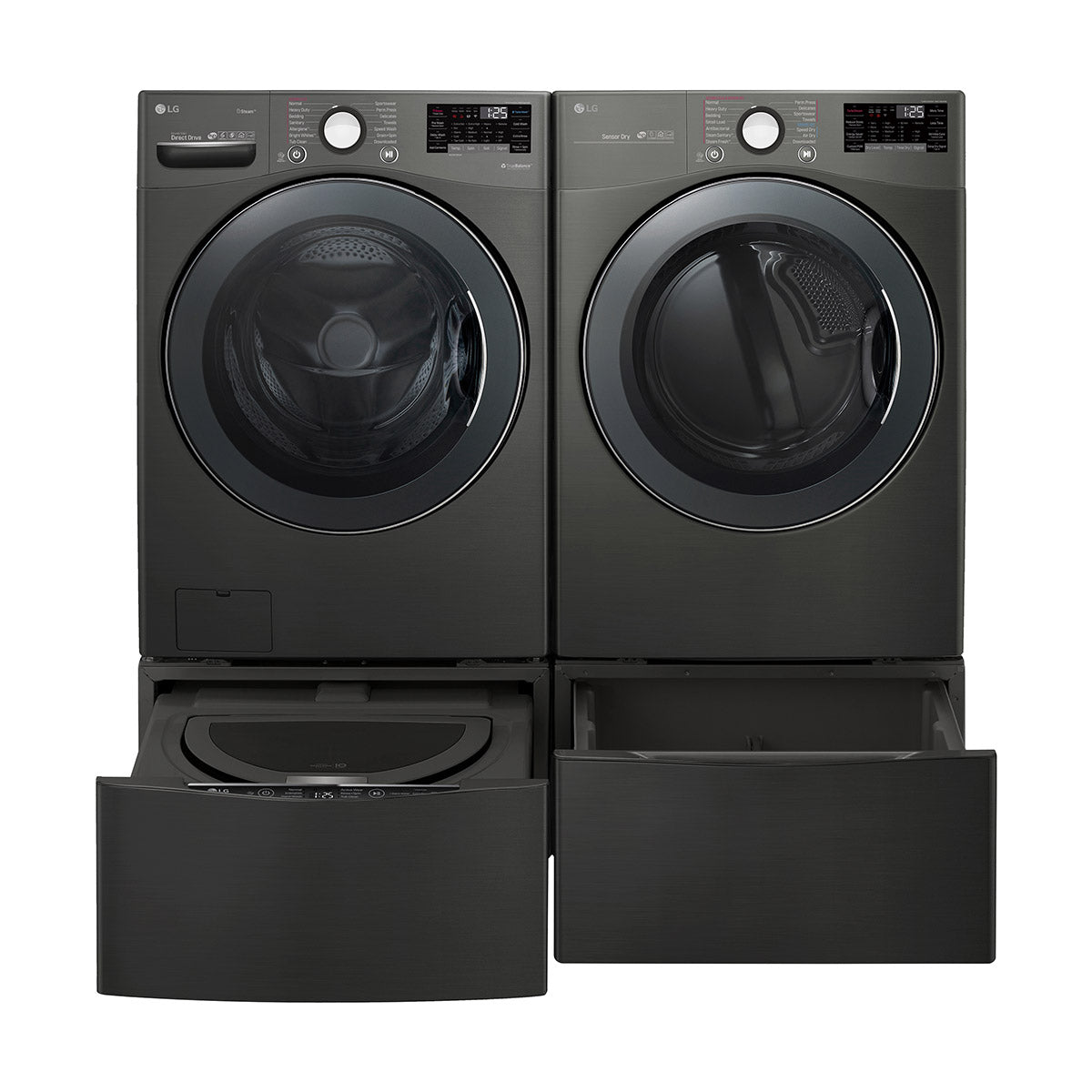 LG 4.5 cu. ft. Front Load Washer with TurboWash 360 Technology and 7.4 cu. ft. image 6