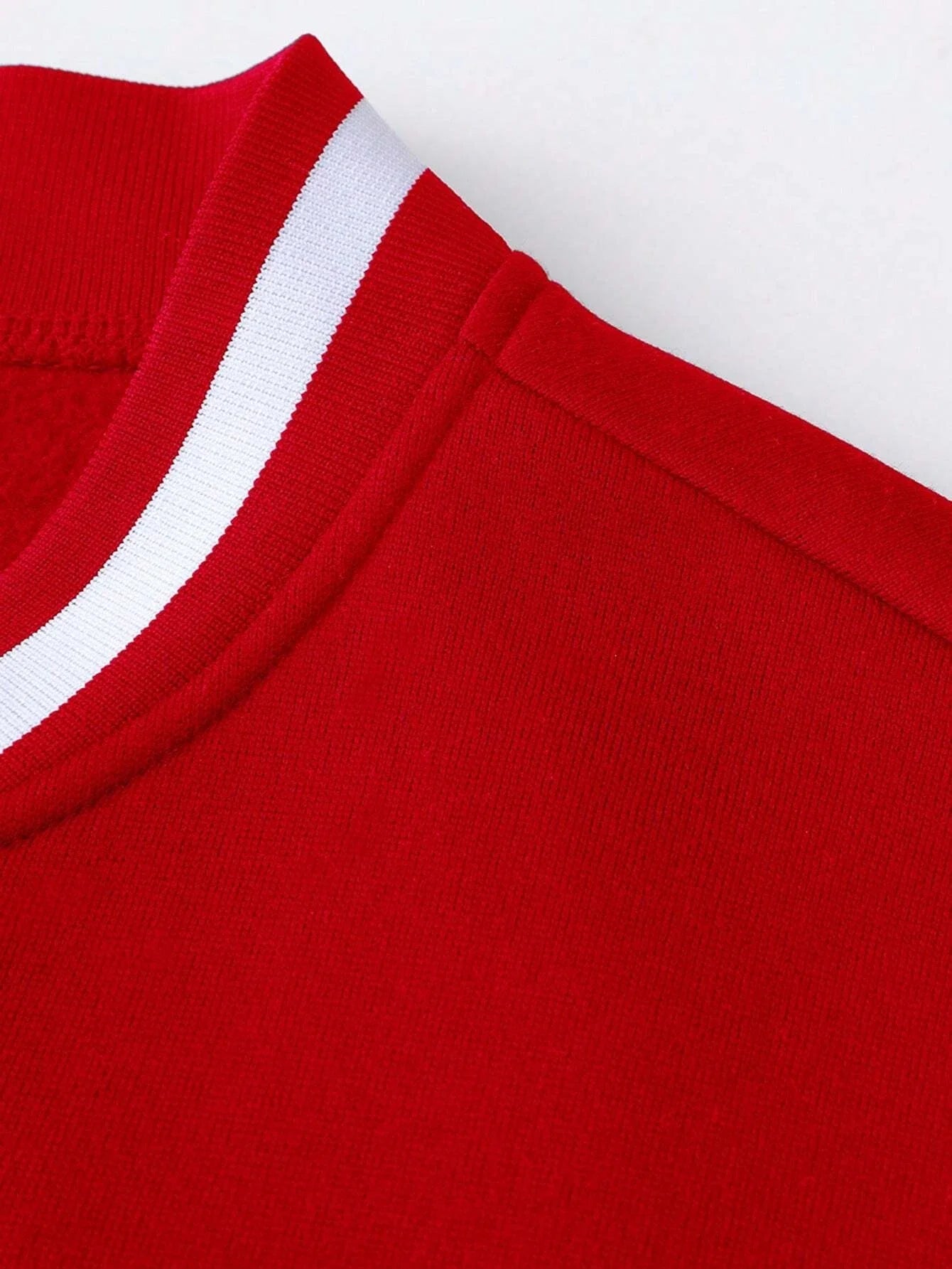 Manfinity Men's Letter Print Color-block Baseball Jacket motorcycle jacket stre image 3