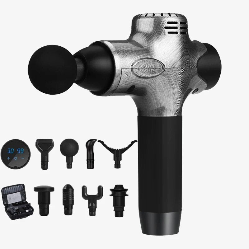 Portable Massage Gun for Body Neck Deep Tissue Muscle Relaxation Gout Pain Reli image 4