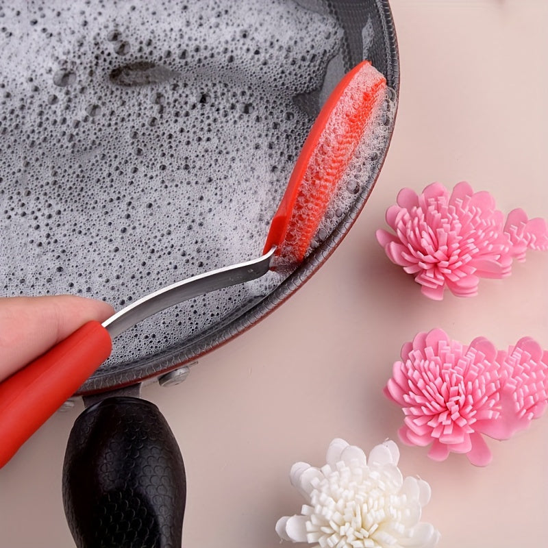1pc, Silicone dishwashing brush, non stick, special silicone spatula, kitchen u image 2
