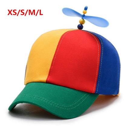 Funny Snapback Hat Helicopter Propeller Adventure Dad Hat Rainbow Bamboo Dragon image 9