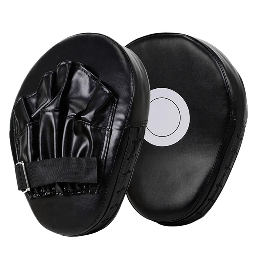 5-Finger Hand Target PU Leather Curved Punching Mitts Breathable Kickboxing Pad image 3