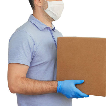 Disposable Vinyl Exam Gloves, 4 Mil-Thick -Latex Free Powder Free, Food Safe, C image 3