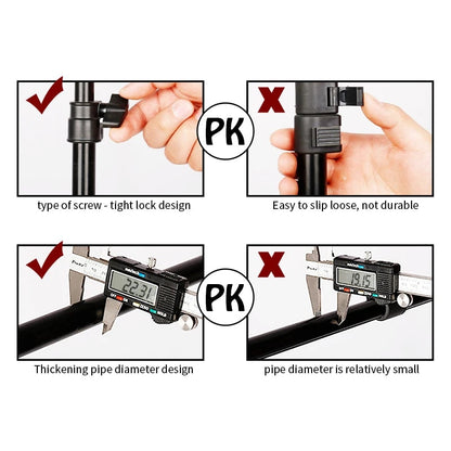 T Stand Background for Backdrop Wall Pography Adjustable Support System P image 8