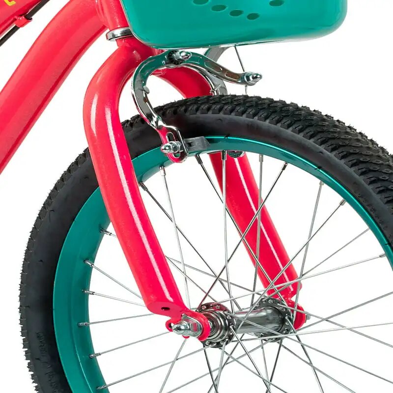 Breeze Girls Kids Bike with Basket, Pink image 5