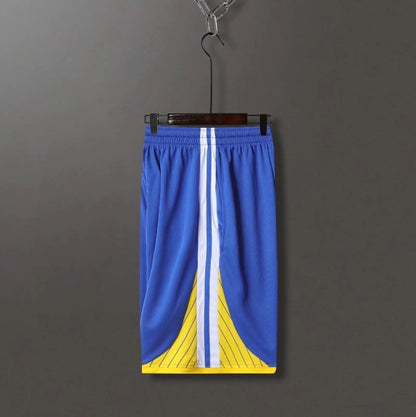 SONECHOKI Basketball Shorts Men Color Patchwork Loose Running Sport Gym Mesh Br image 10