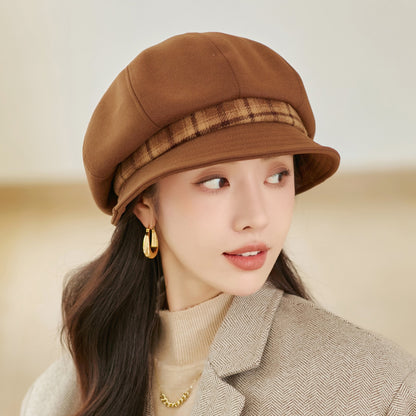 Women's new autumn and winter fisherman hat, casual and versatile basin hat, Br image 4