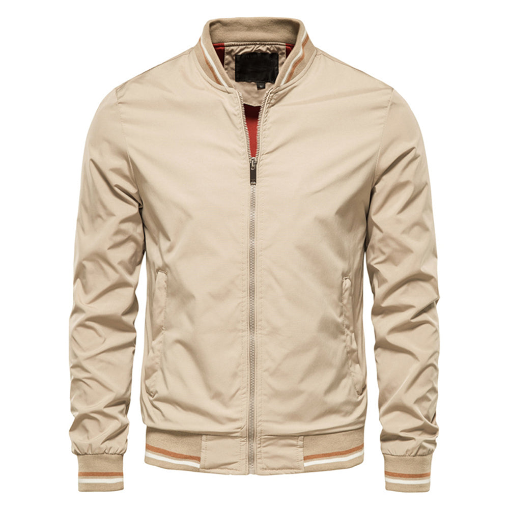 Spring Summer Jacket Men Black Casual Slim Fit Baseball Men Jackets New