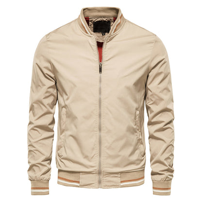 Spring Summer Jacket Men Black Casual Slim Fit Baseball Men Jackets New
