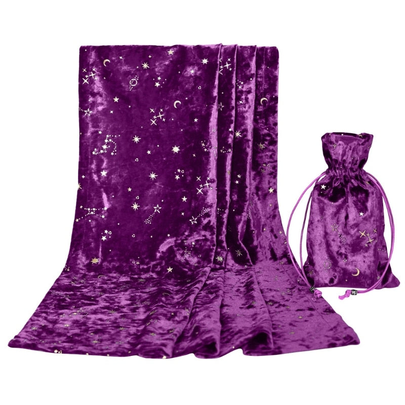 The Velvet Divination Tablecloth with Bag Nordic Metaphysical Altar Cloth Cards image 11