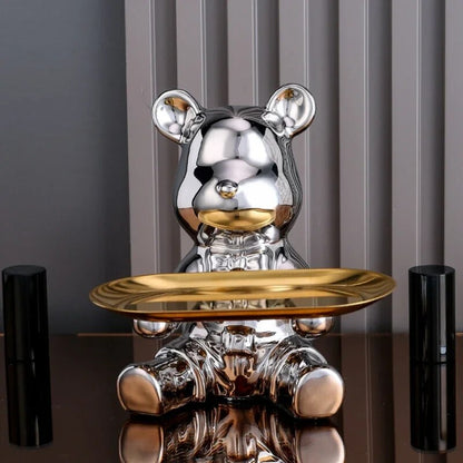 Light luxury ornaments, violent bear dolls small ornaments, living room TV cabi image 4