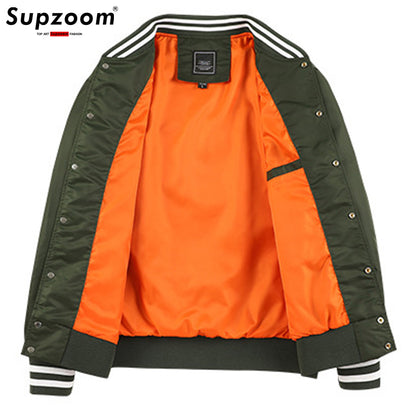 Supzoom New Arrival Rib Sleeve Cotton Fashion Single Breasted Casual Pilot Ins  image 11