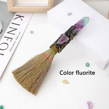 1PC Natural Crystal Point Stone Amethyst Altar Witch Supplies Table Decoration image 6