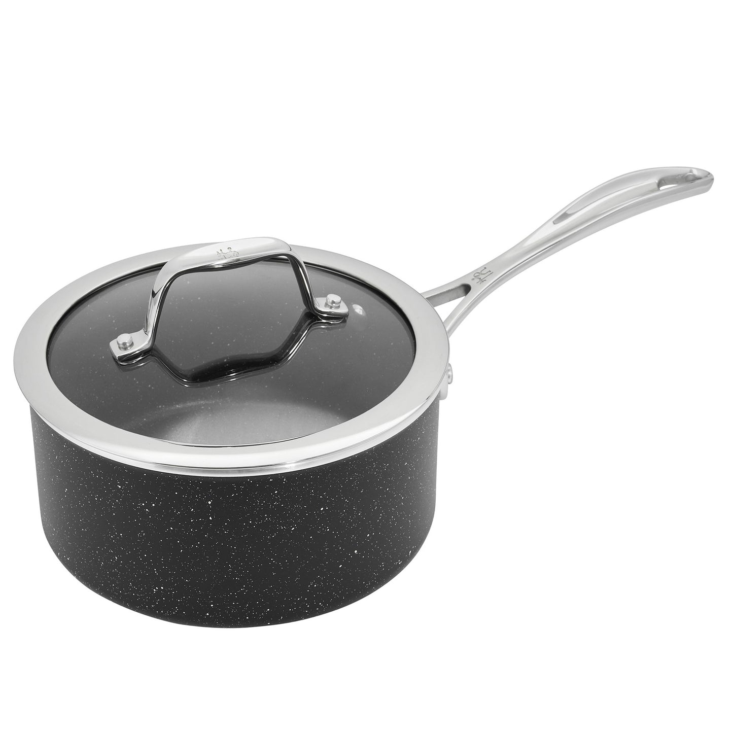 J.A. Henckels International Capri Granitium 10-Piece Non-Stick Cookware, Black image 4