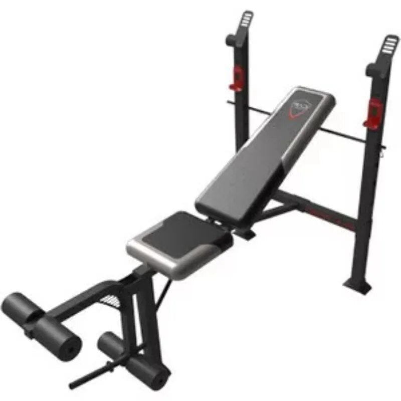 Strength Standard Weight Bench with Leg Developer, 150lb upright weight capacity image 1