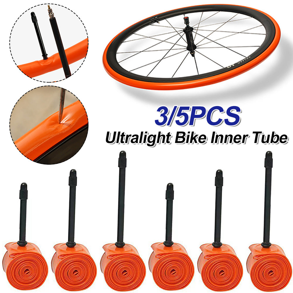 Road Bicycle TPU Tire Mini Portable French Valve Inner Tube 700C 45/65/85mm Len image 9