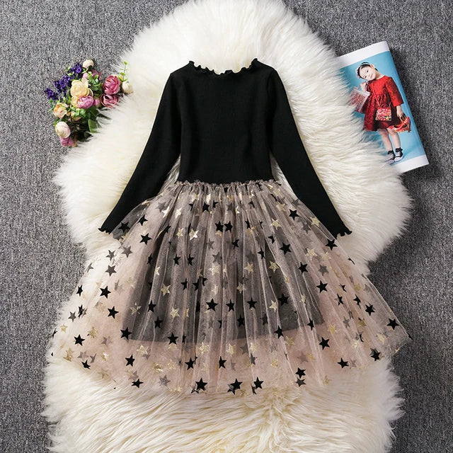 Lace Girls Princess Dress Fluffy Cake Smash Dresses Kids Christmas Party Costum image 3