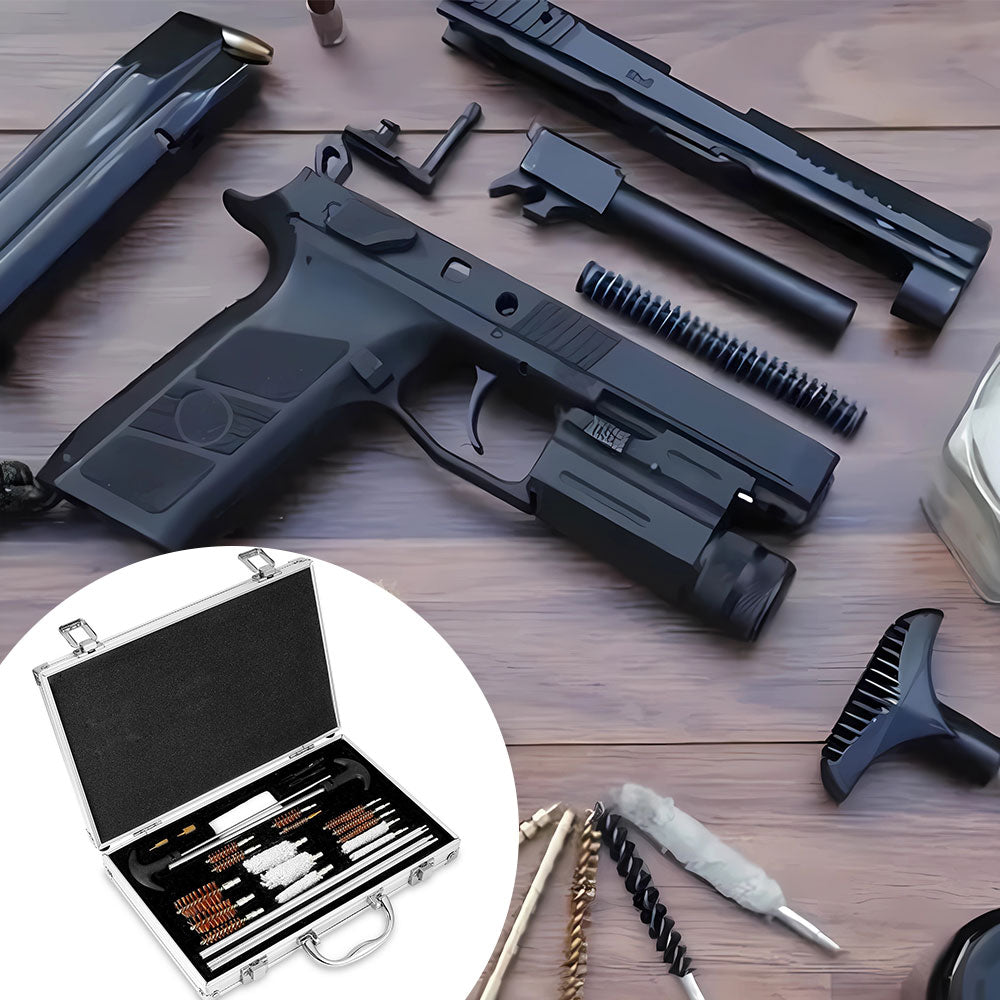 25 lot cleaning brushes tools kits brass rod mop oil bottle for hunting tufting image 4