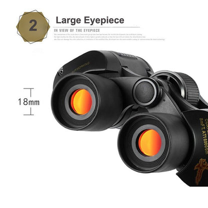 60x60 High Power Binoculars With Coordinates BAK4 Portable Telescope LowLight N image 3