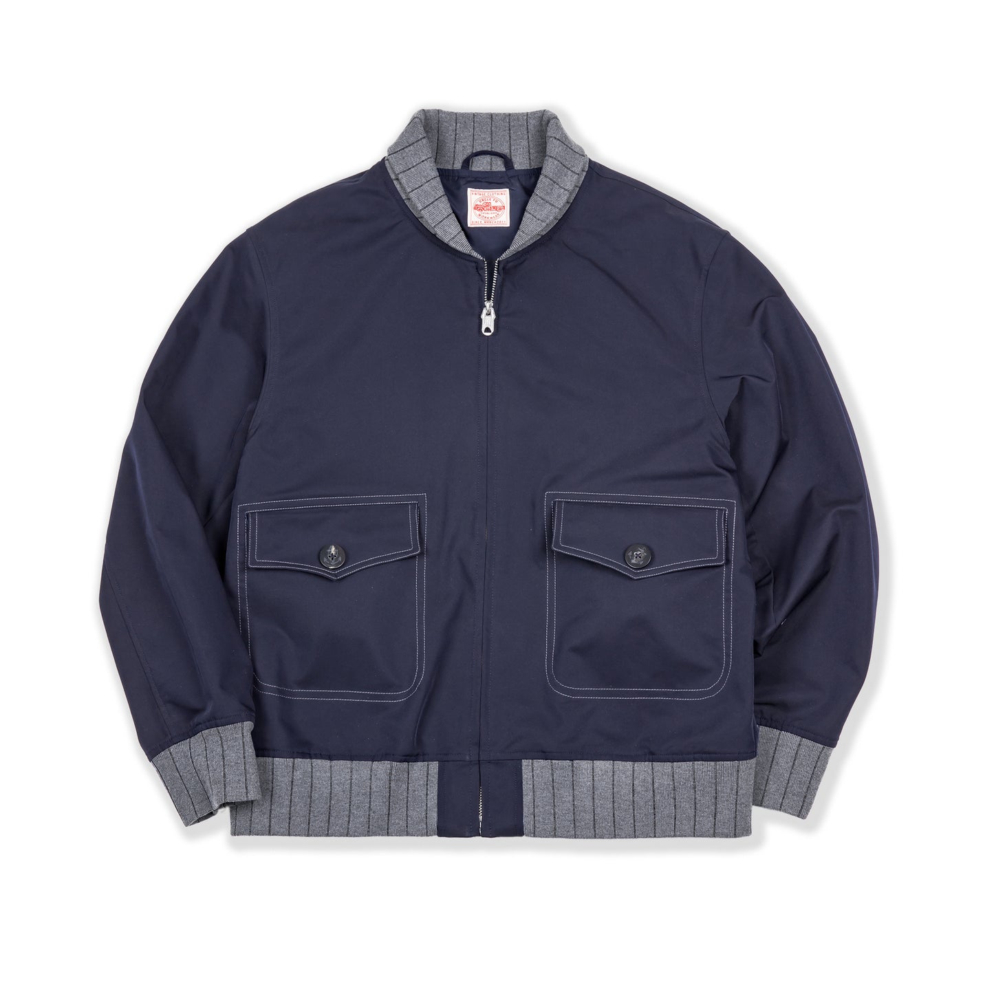 Maden Workwear American Retro A1 Pilot Jacket Bomber Short Contrasting Color Pa image 5