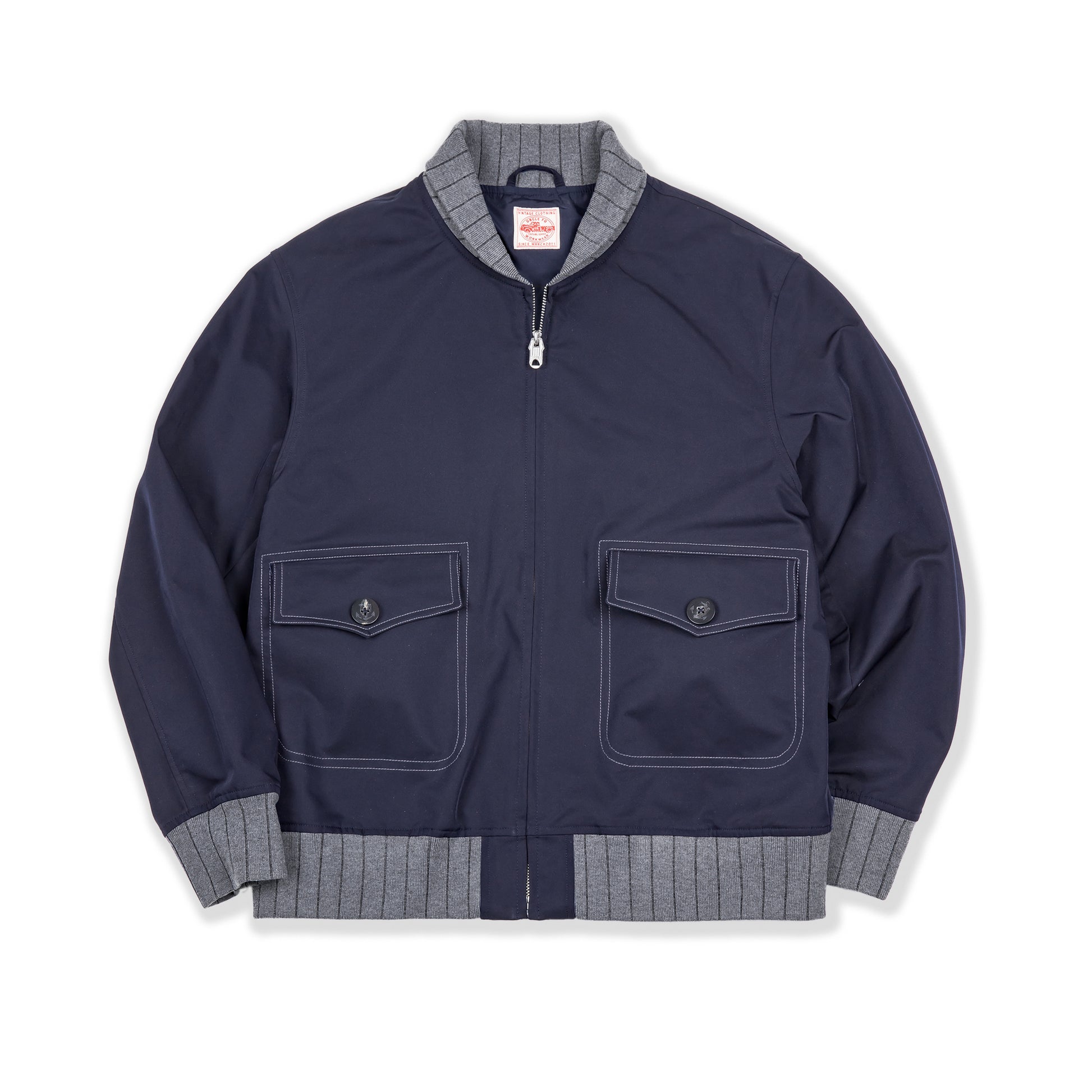 Maden Workwear American Retro A1 Pilot Jacket Bomber Short Contrasting Color Pa image 5