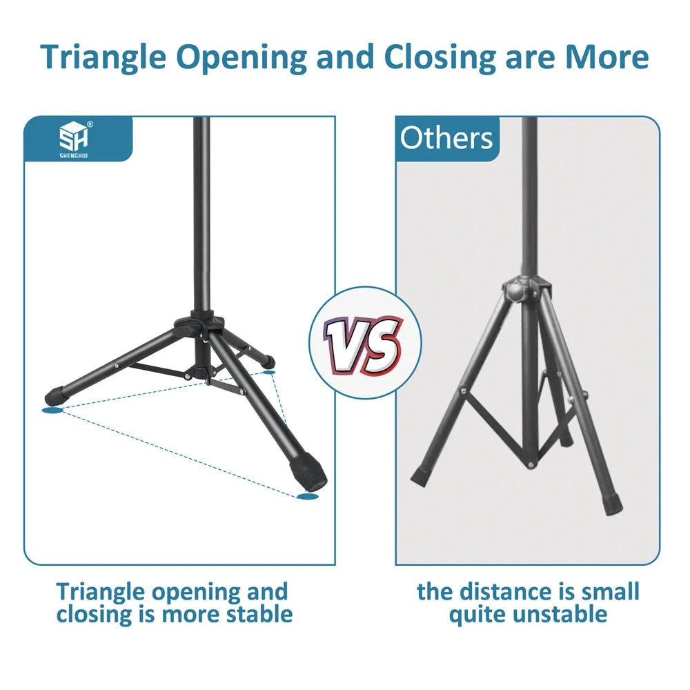 Projector Floor Tripod 90/125cm Stand Laptop Tripod Adjustable Height Mixer Sta image 8