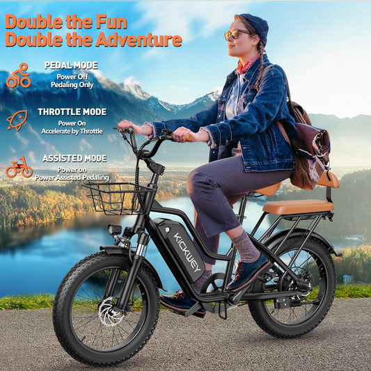Kickwey LD20 Adult Electric Bike 1500w 32MPH 48V20ah Mountain Electric Bicycle  image 0