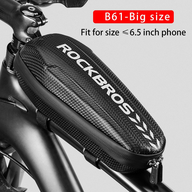 ROCKBROS Bicycle Bag Waterproof Cycling Top Front Tube Frame Bag Large Capacity image 6