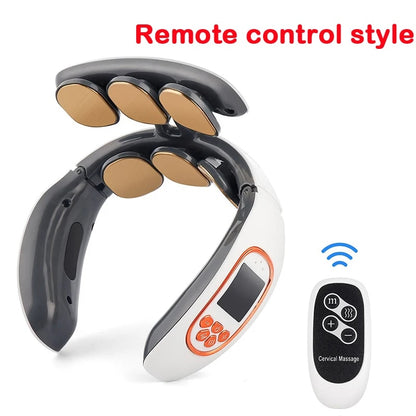 Neck Massage Instrument Intelligent Electric Rechargeable Heating Hot Pressing image 3