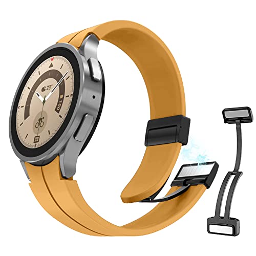 Magnetic Buckle Band for Samsung Galaxy Watch 5 4 Strap 40mm 44mm 5 Pro 45mm Cl image 1