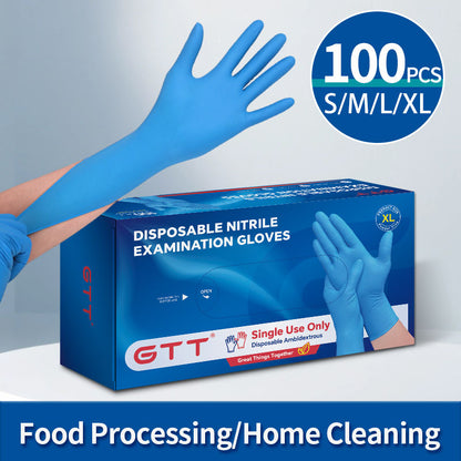 100pcs Disposable Nitrile Gloves Suitable For Home Use Latex Free Suitable For  image 6