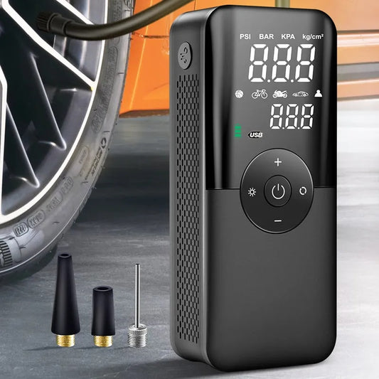 CARSUN Rechargeable Air Pump Tire Inflator Portable Compressor Digital Cordless image 0
