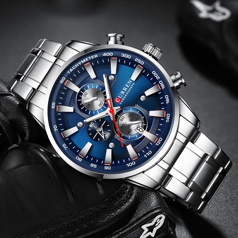 New Watches for Men Top Luxury Brand CURREN Quartz Men’s Watch Sport Waterproof image 4
