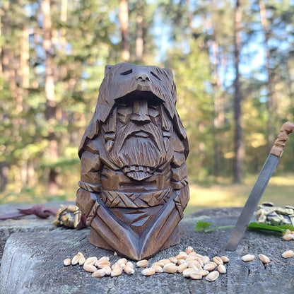 Odin Thor Tyr Ulfhednar Norse Pagan Resin Viking Statue Nordic Pagan Resin Orna image 4