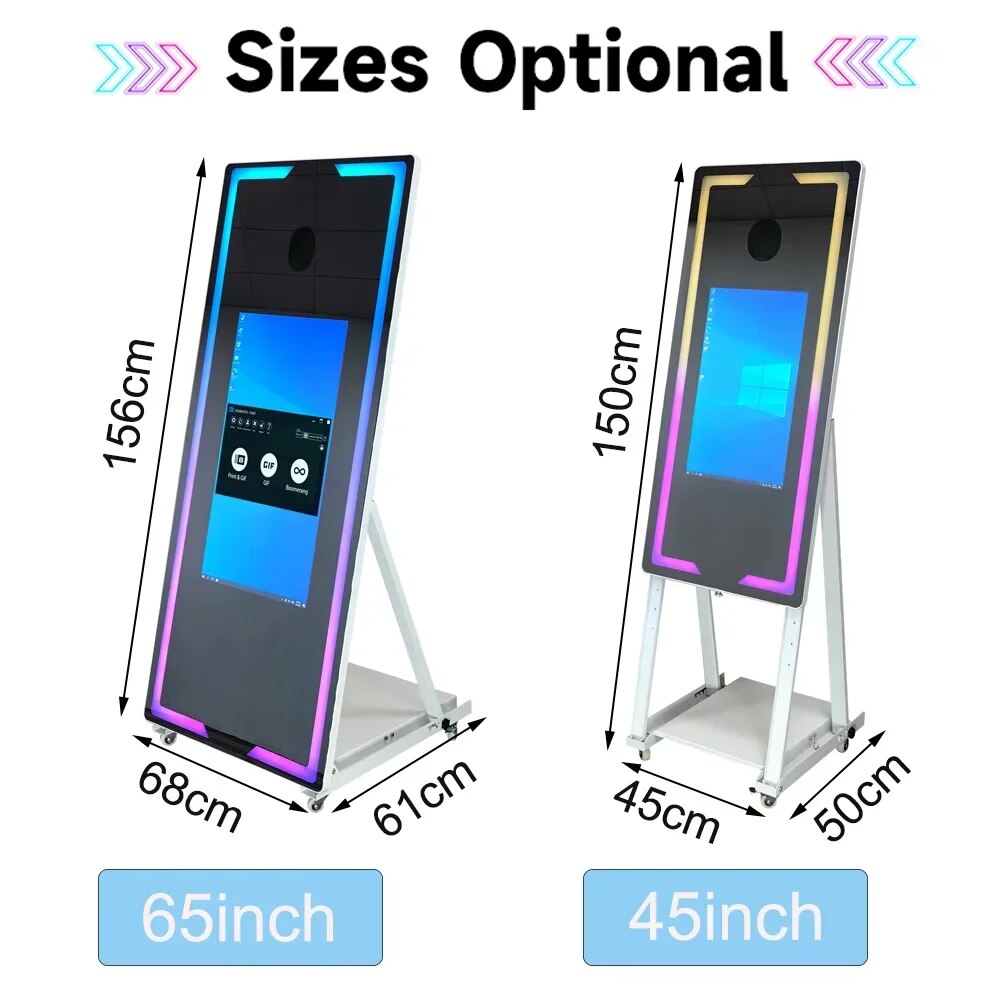 Touch Screen Photobooth Portable Mirror Magic Machine for Wedding Party Activit image 12
