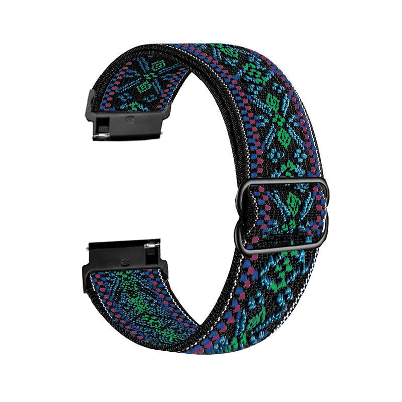 18/20/22mm Nylon Strap for Garmin Venu SQ 2 2s Forerunner 645 Elastic Wristband image 3