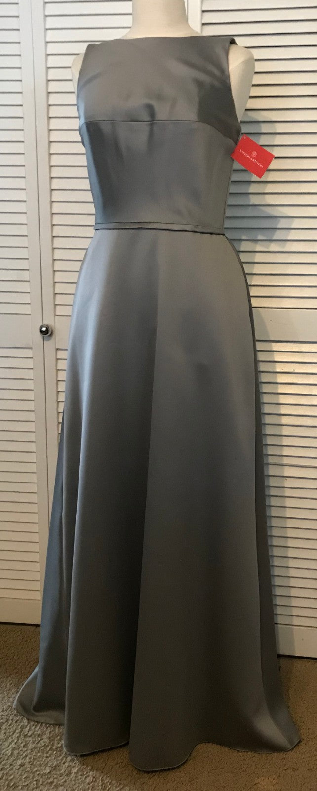 Watters & Watters Women Dresses Satin Gray Size 8