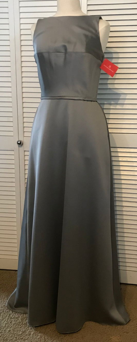 Watters & Watters Women Dresses Satin Gray Size 8
