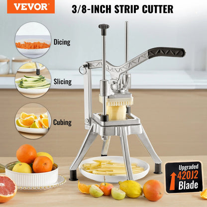 VEVOR Commercial Vegetable Fruit Heavy Duty Professional Food Dicer Kattex Fren image 6
