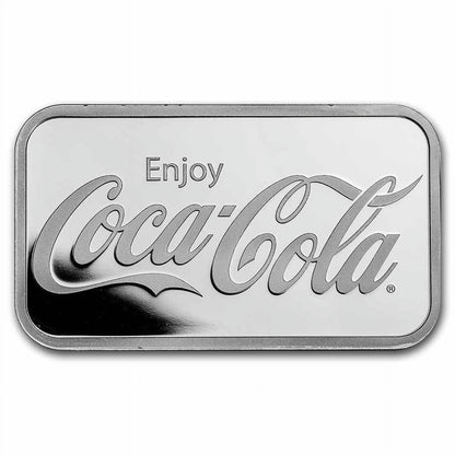 Coca-Cola® 1 oz Silver Struck Bar image 0