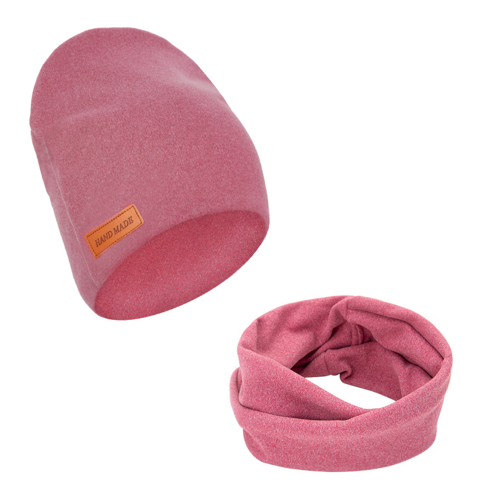 2Pcs/Lot Faux Cashmere Baby Turban Hats Scarf Set Newborn Kids Leather Stick Wi image 8