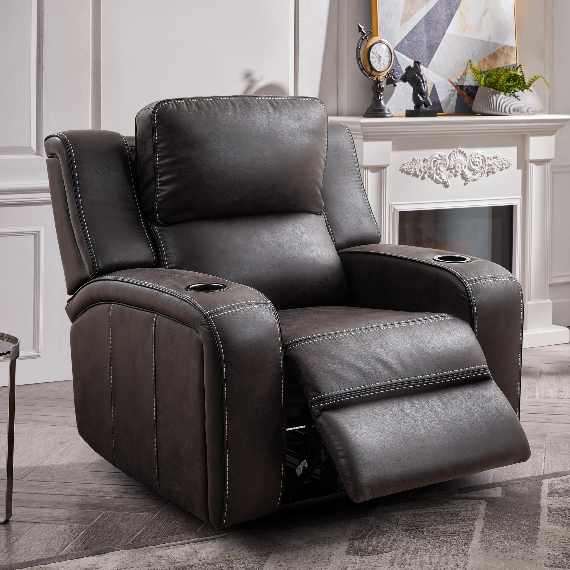 Matteus Fabric Power Recliner image 0
