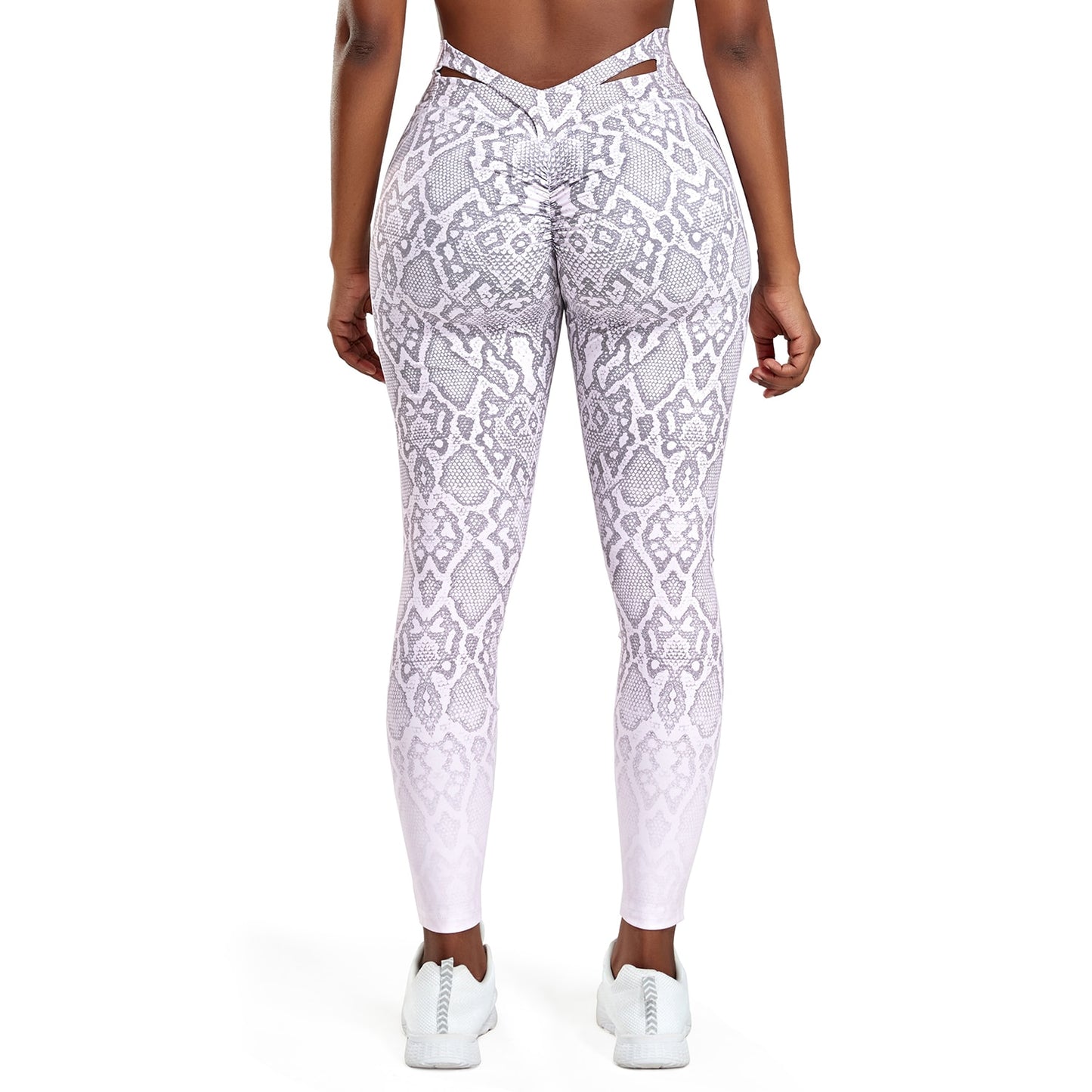 Gradient Print Yoga Pants Sport Leggings Women Fashion High Waist Push Up Woman image 4