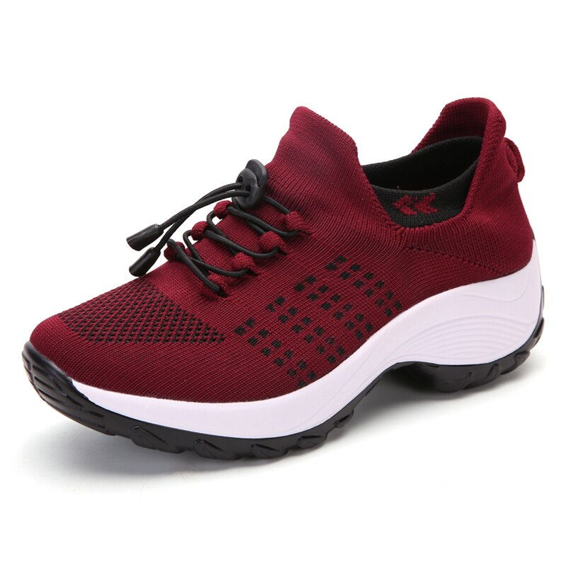 Women Fashion Sneaker for Walking Fitness Sport Shoes Chunky Platform Height In image 2