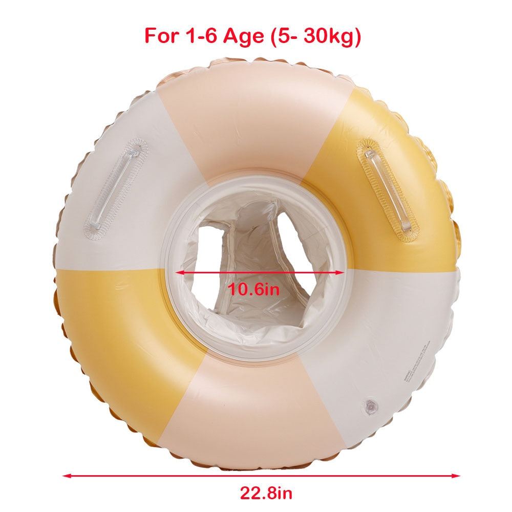 ROOXIN Baby Swim Ring Tube Inflatable Toy Swimming Ring Seat For Kid Child Swim image 3